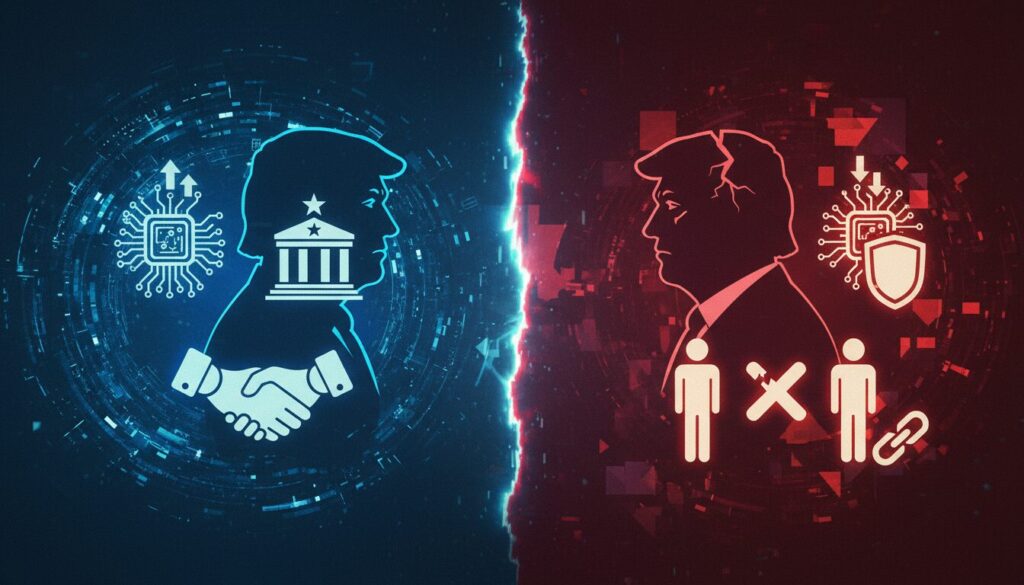 トランプ大統領がAI軍事利用で明暗─OpenAIとアンソロピック