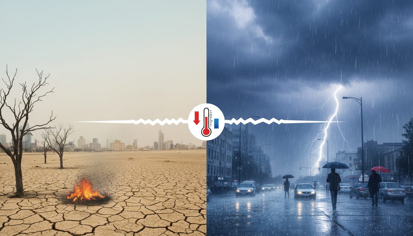 「今日の天気」急上昇の理由｜3か月半ぶりの雨と急激な気温低下