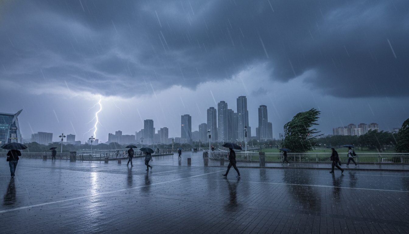 【天気】2月25日は広範囲で本降りの雨と気温急低下