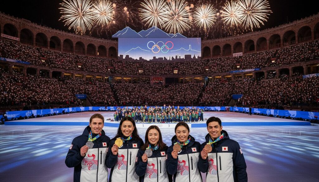 ミラノ・コルティナ冬季オリンピック閉幕　日本は史上最多24メダル