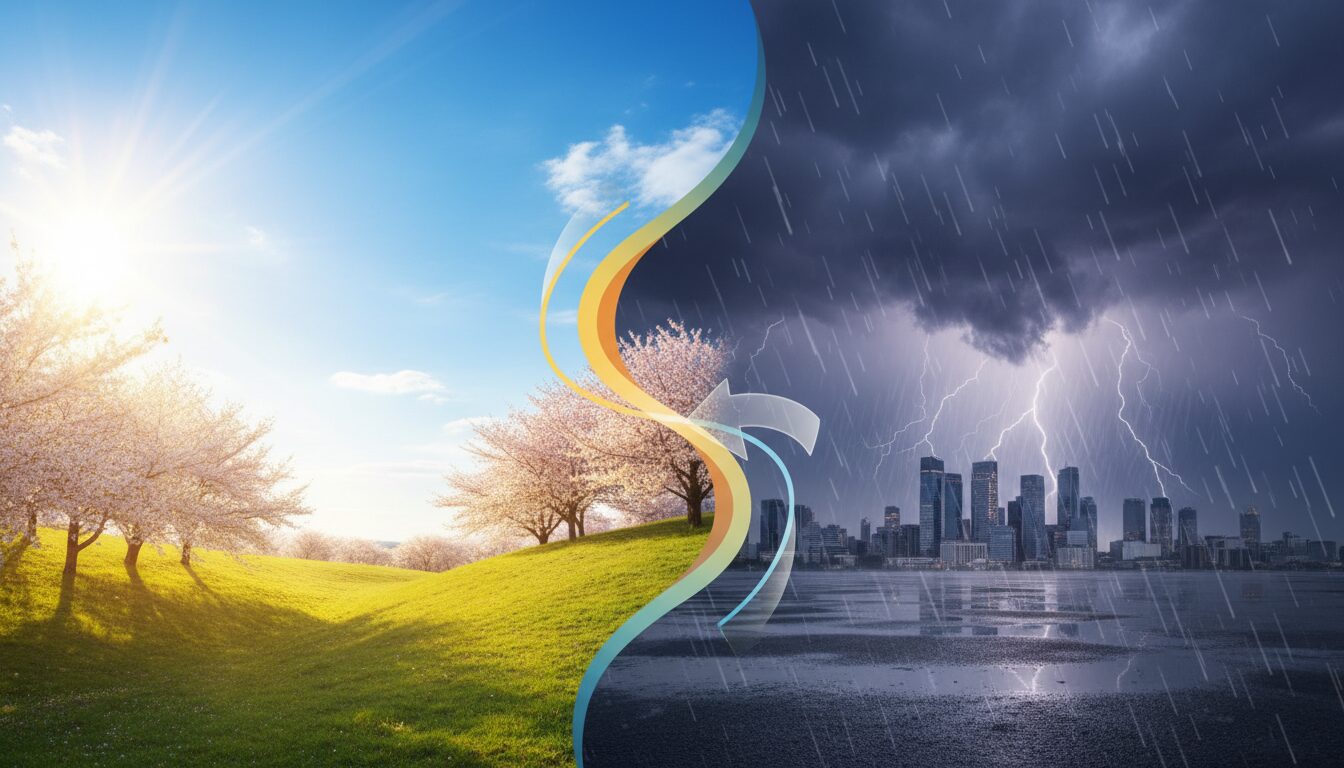 「明日の天気」急上昇！初夏日から一転、大雨へ急変