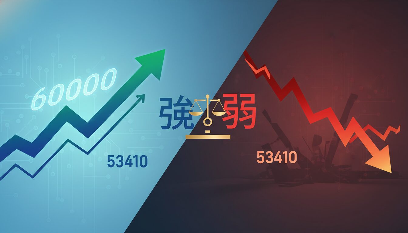 日経平均6万円へ？5万3410円が分岐点の強弱シナリオ