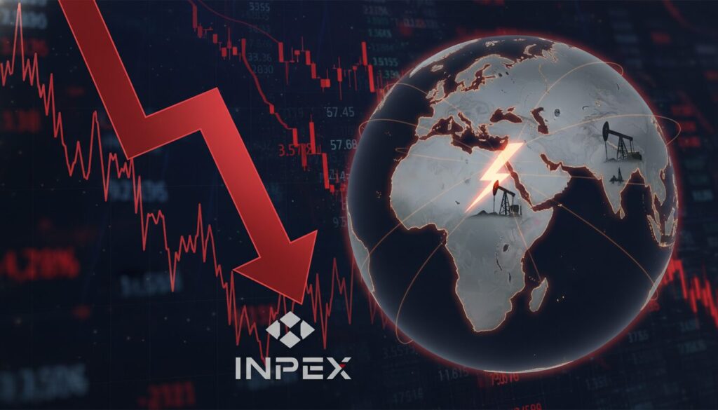 INPEX株が急落──イラン情勢悪化で投資家の注目集中