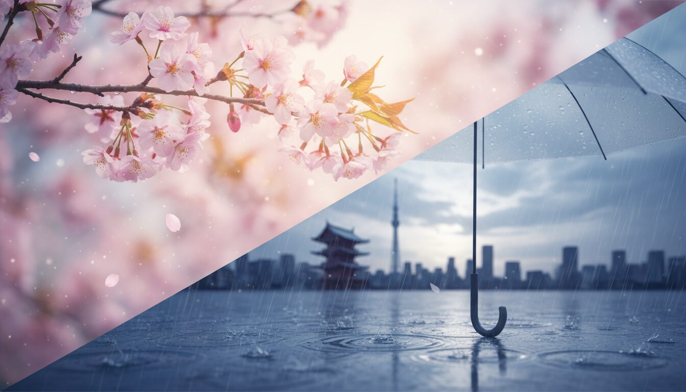 「今日の天気 東京」急上昇の理由は桜開花と雨天