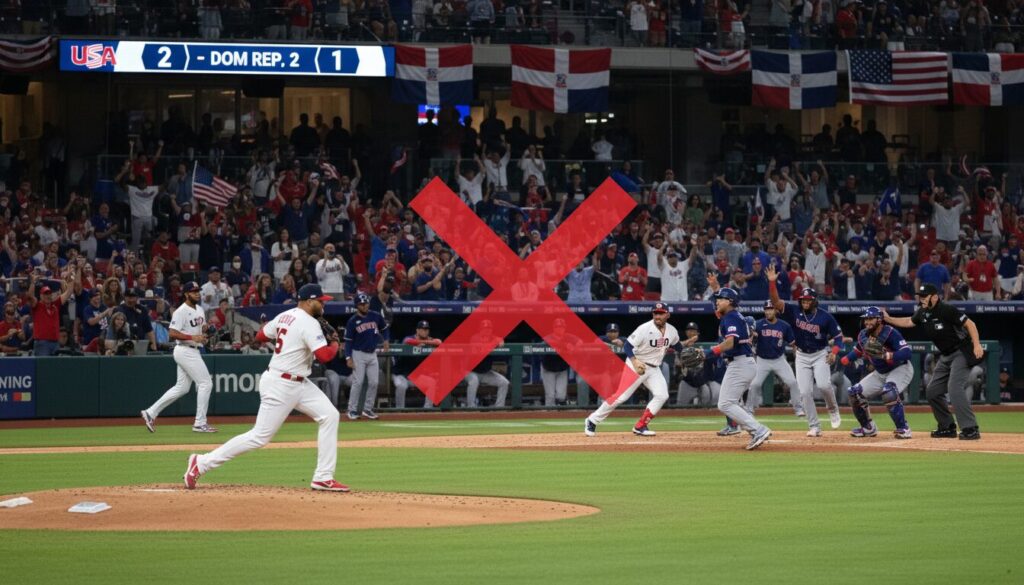 WBC準決勝 アメリカが2-1で勝利も疑惑の判定が物議