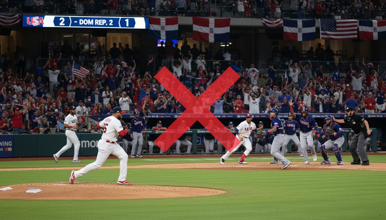WBC準決勝 アメリカが2-1で勝利も疑惑の判定が物議