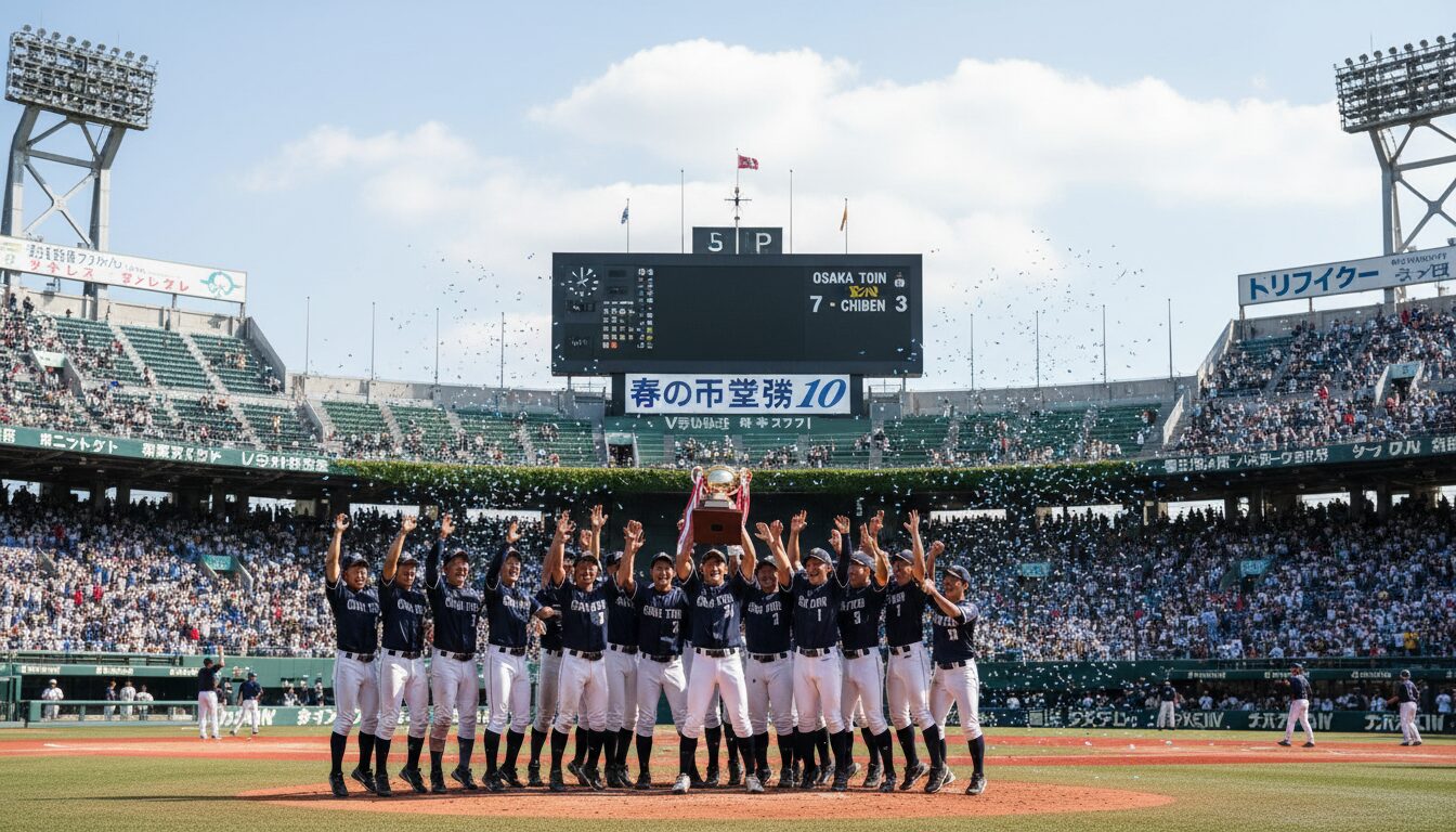 【野球速報】大阪桐蔭が春夏通算10度目V!センバツ決勝詳報