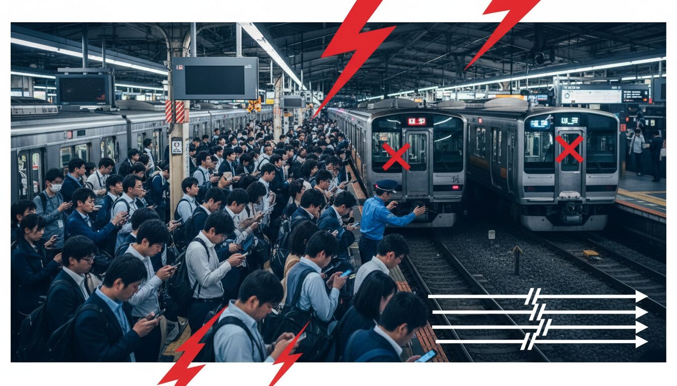 横須賀線で人身事故 4路線が運転見合わせで帰宅ラッシュ直撃