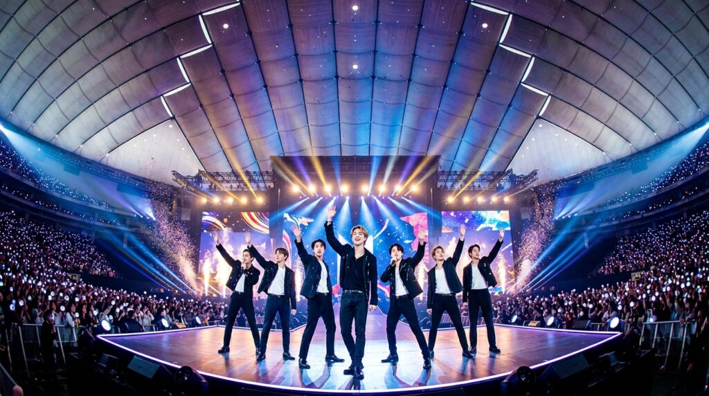 【話題】ジミンら BTS東京ドーム公演で7年ぶり全員集結