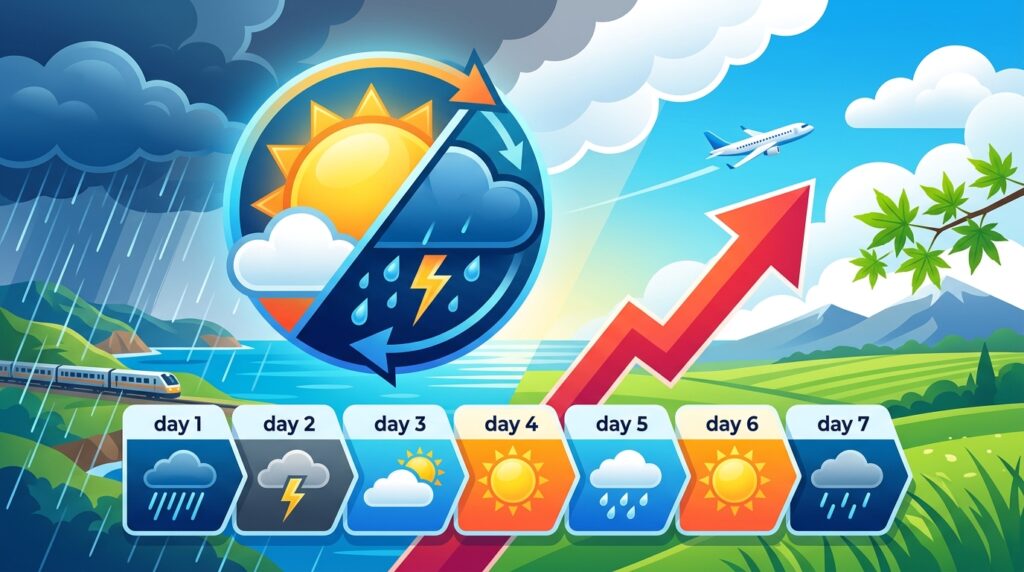 【最新】週間天気予報が急上昇！GW期間中の天気は