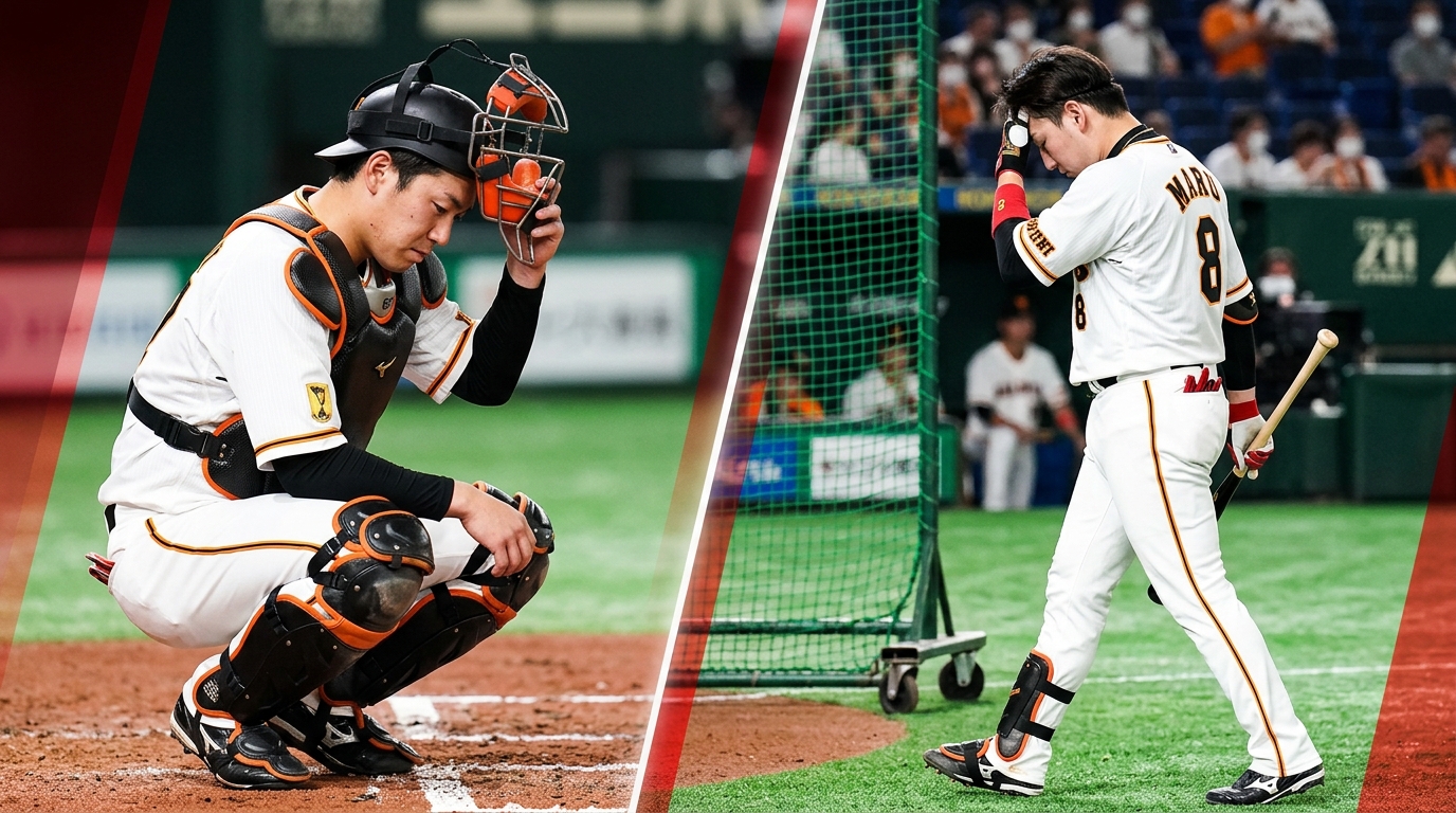 【速報】山瀬 慎之 助が登録抹消 丸佳浩も同時降格で波紋