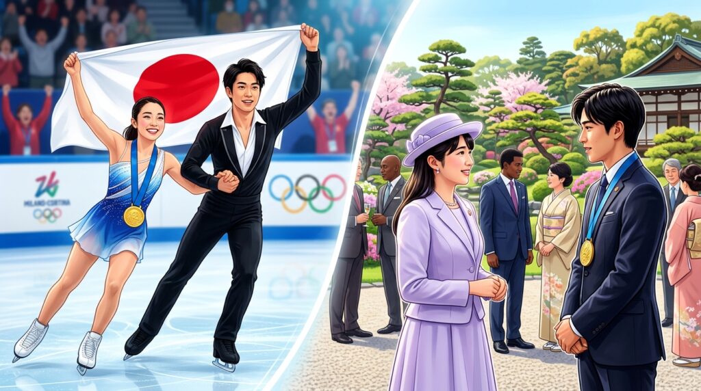 【話題】フィギュアスケートりくりゅう引退と園遊会が反響