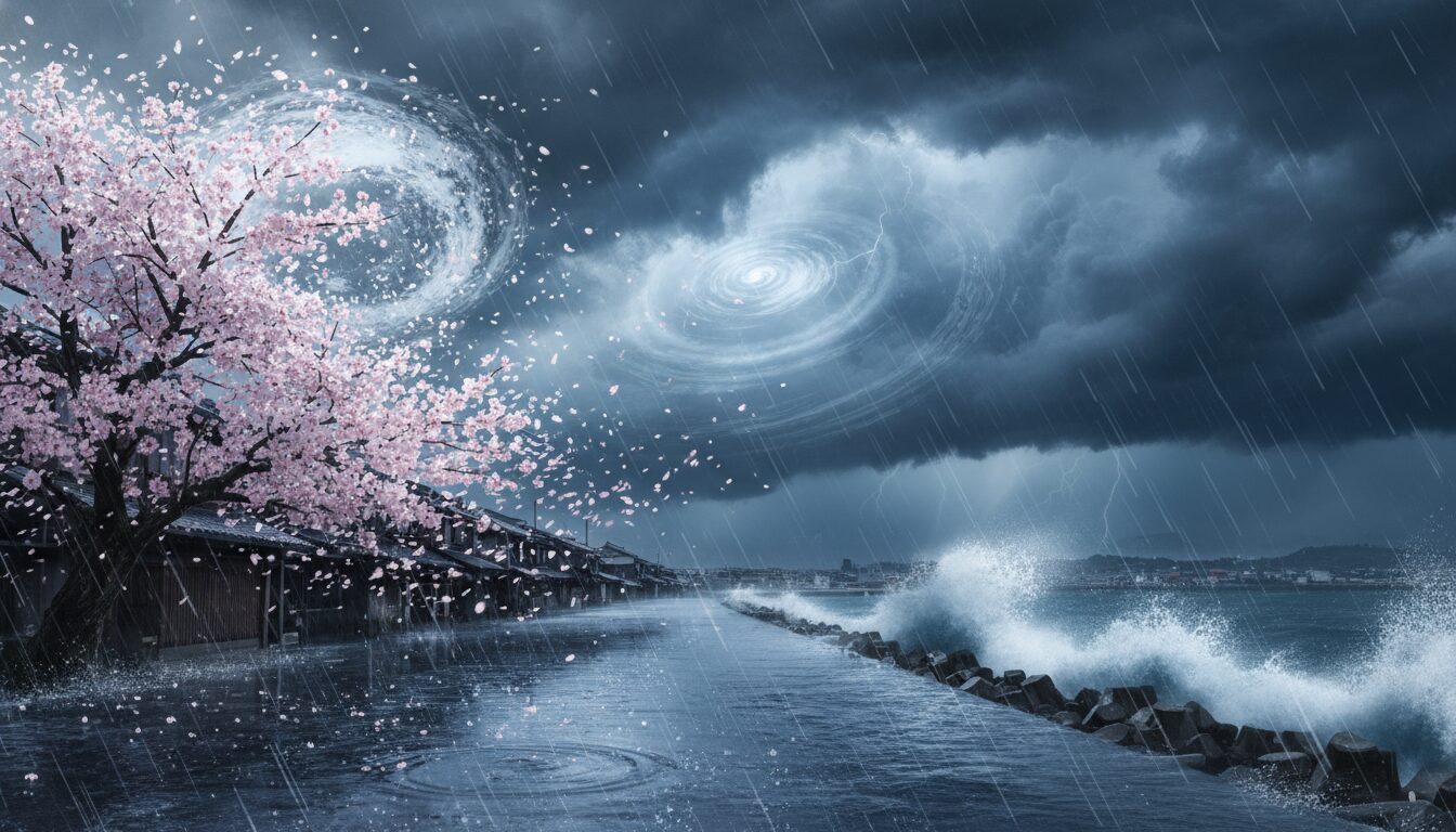 【天気】4月4日〜5日は全国で春の嵐 警報級大雨・暴風に警戒